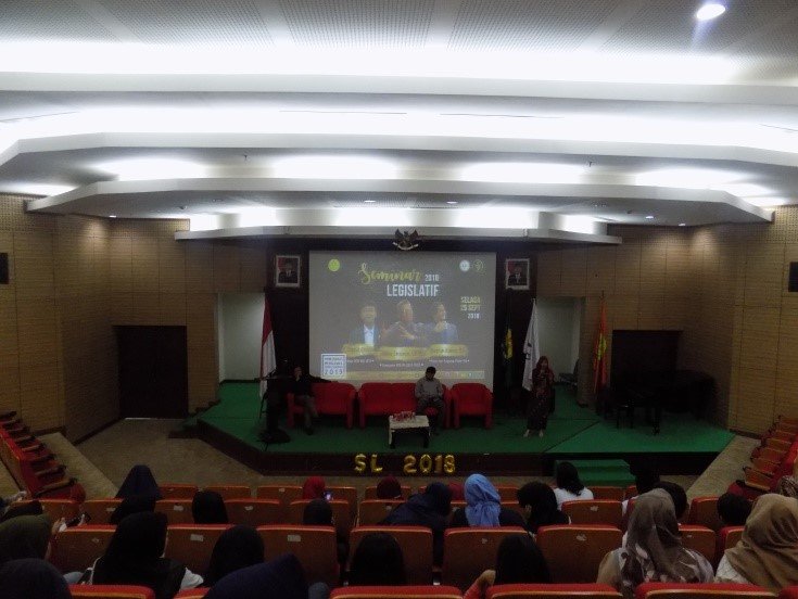 Menuju Pemilu 2019, Badan Perwakilan Mahasiswa (BPM) FE Menghelat Seminar Terbuka