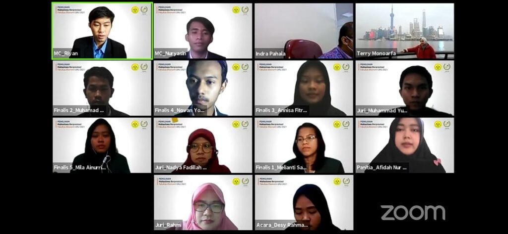 Press Release Grand Final Pemilihan Mahasiswa Berprestasi FE UNJ 2021