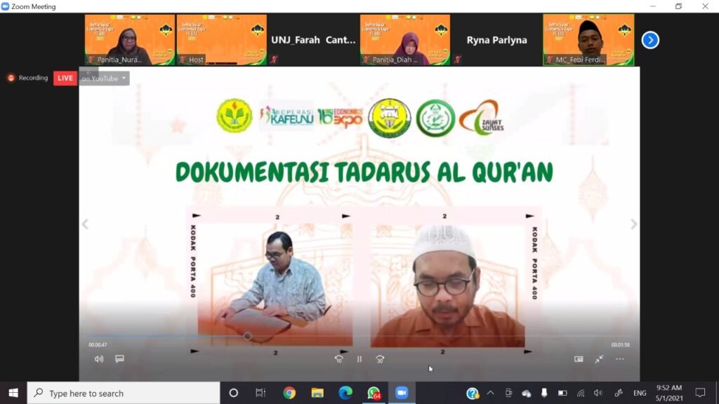 Gema Syiar 2021: FE UNJ Semangat Memeriahkan Ramadan di Tengah Pandemi