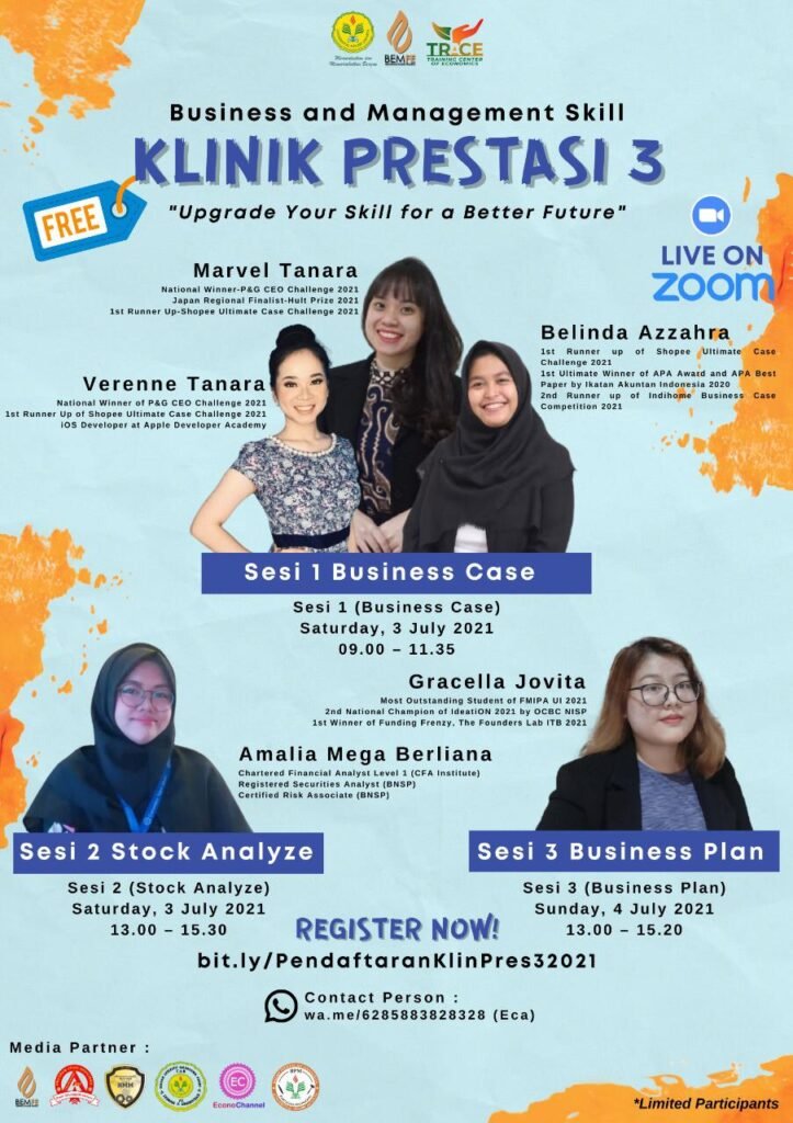 Business and Management Skill, Klinik Prestasi 3: Upgrade Your Skill For a Better Future