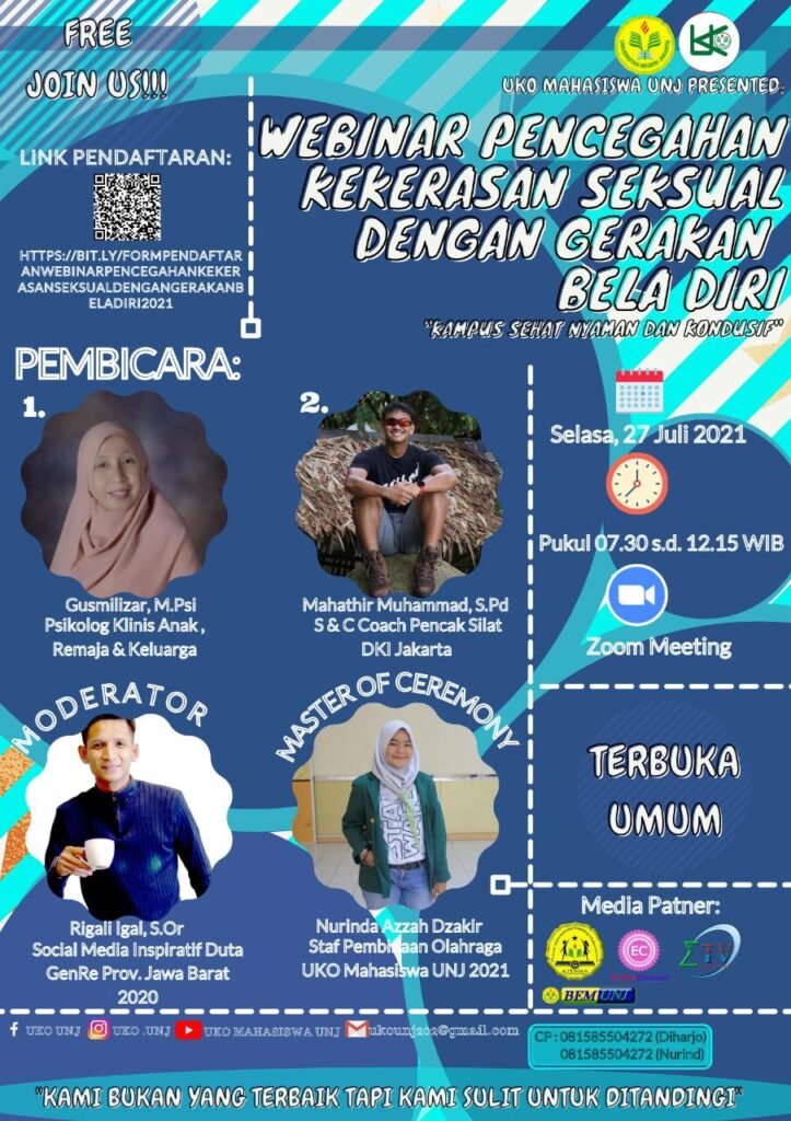 Webinar Kekerasan Seksual dengan Gerakan Bela Diri: Kampus Sehat Nyaman dan Kondusif